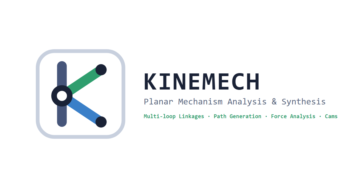 A browser-based mechanism analysis and synthesis tool